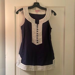 Lilly Pulitzer sleeveless linen top